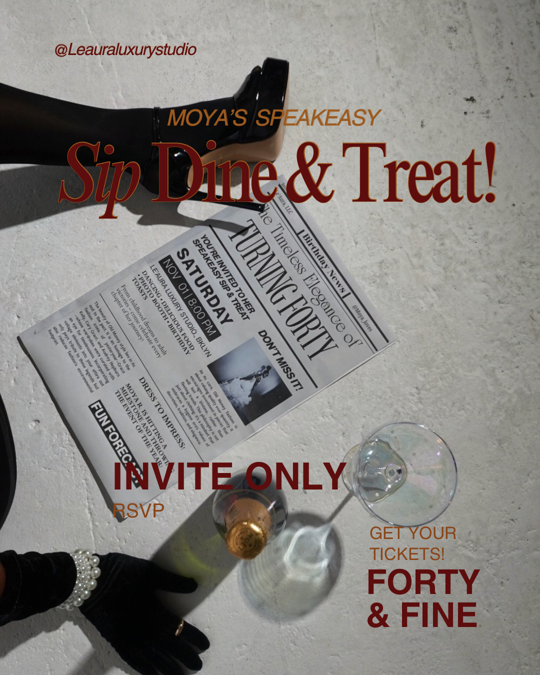 Moya’s Speakeasy Sip Dine & Treat