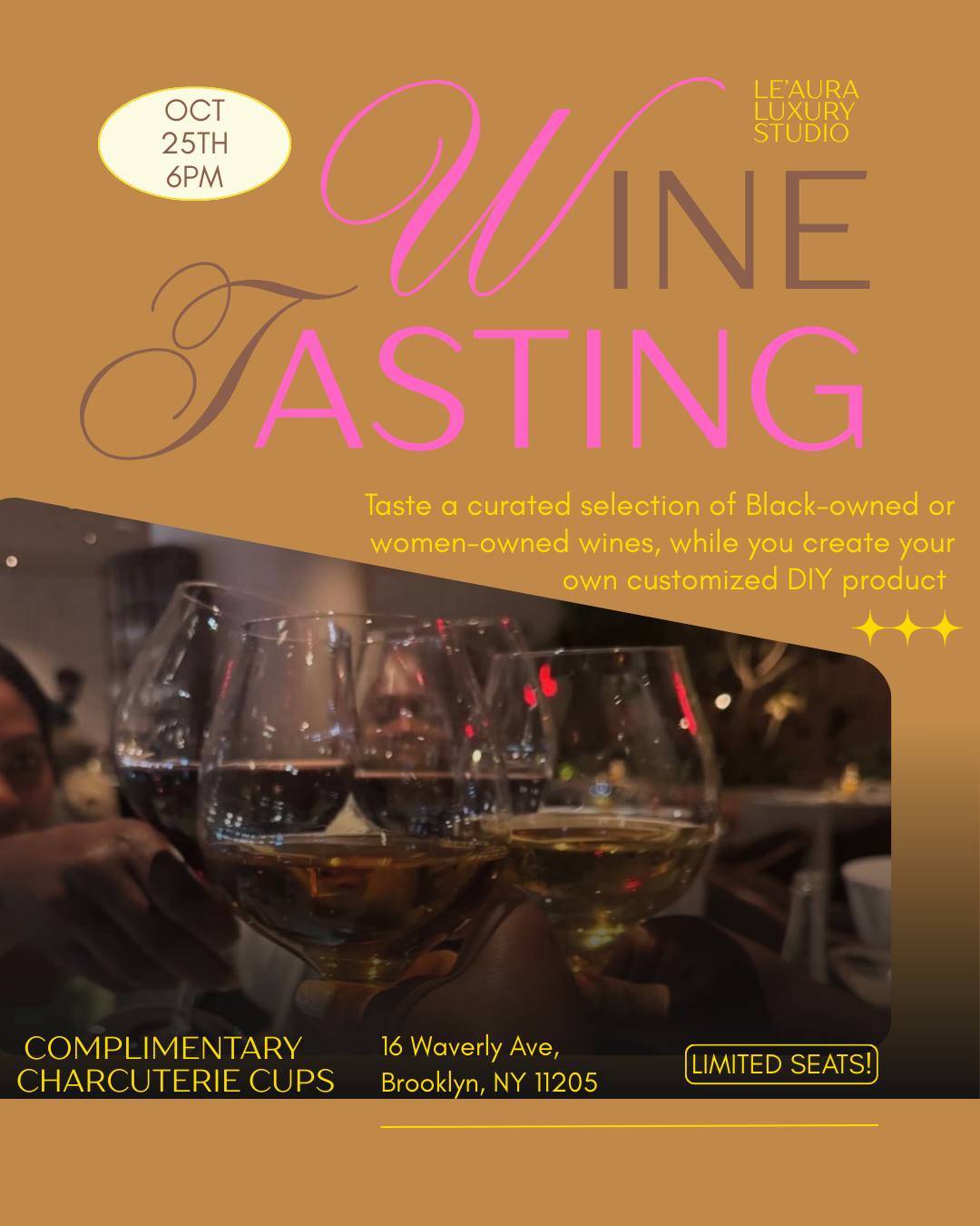 Ticketed Sip & Treat Events